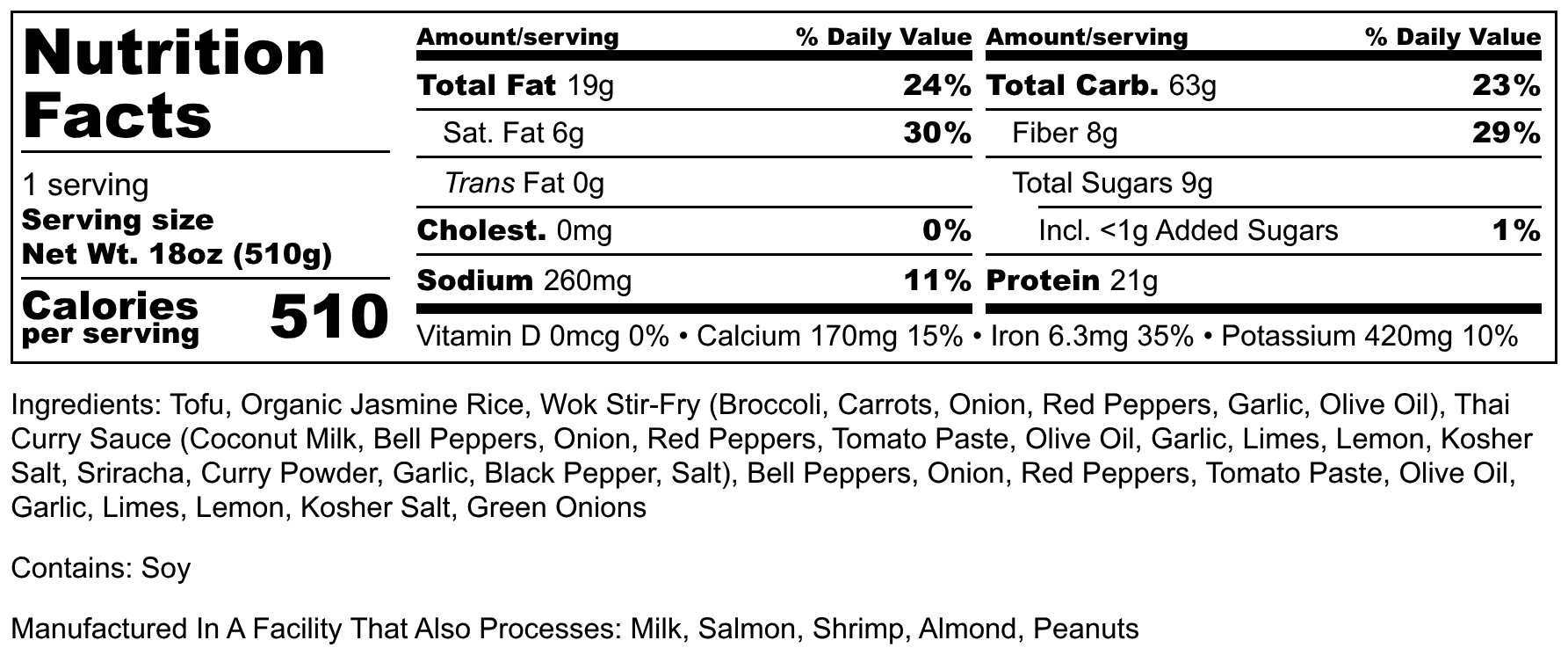 VEGAN | Thai Curry Tofu - Image 2