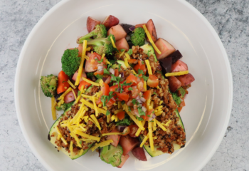 VEGAN | Zucchini Boats
