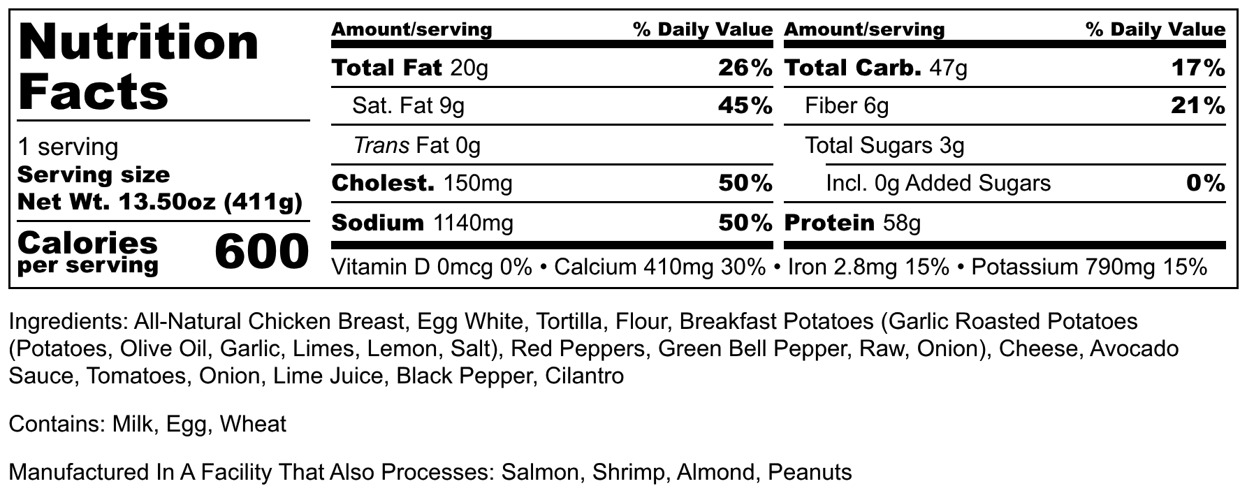 BREAKFAST | Chicken, Egg & Cheese (Protein+) - Image 2